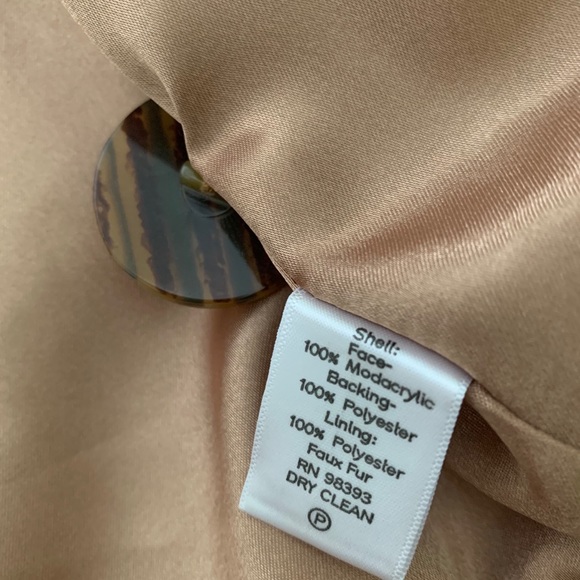 Rachel Zoe Faux Fur Cropped Jacket BNWOT XS - Picture 12 of 12